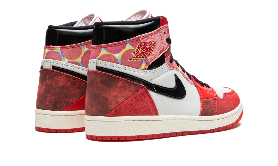 AIR JORDAN 1 HIGH X SPIDER-MAN ACROSS THE SPIDER-VERSE RED BLACK