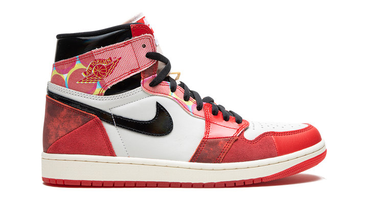 AIR JORDAN 1 HIGH X SPIDER-MAN ACROSS THE SPIDER-VERSE RED BLACK