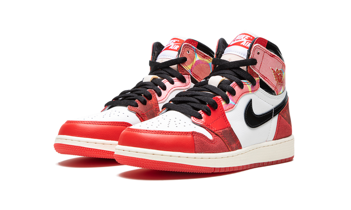 AIR JORDAN 1 HIGH X SPIDER-MAN ACROSS THE SPIDER-VERSE RED BLACK GS