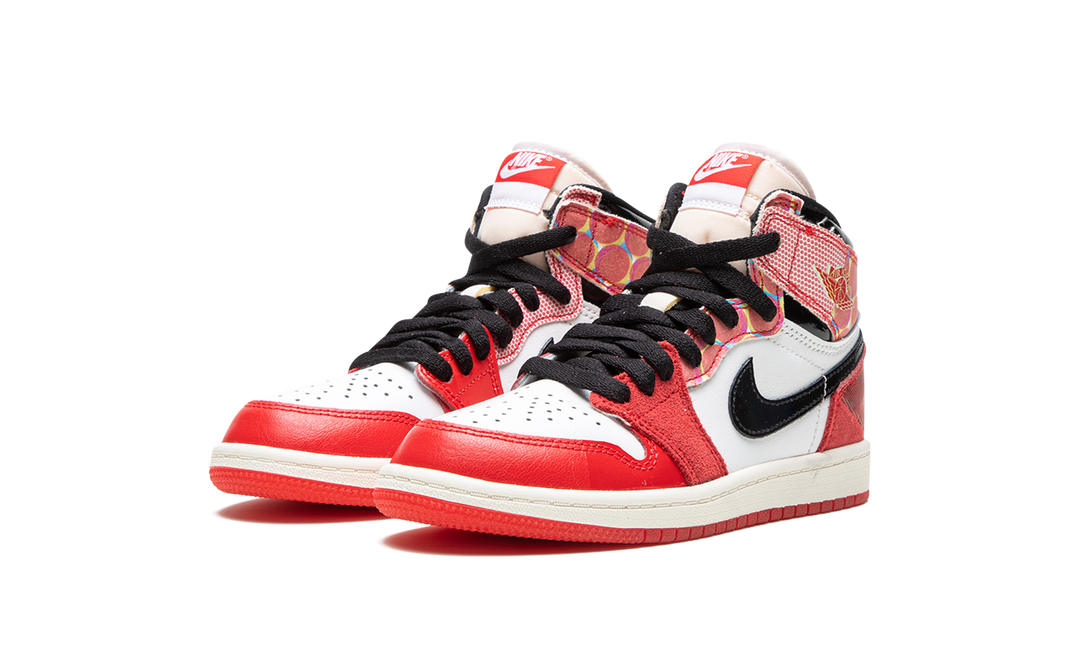 AIR JORDAN 1 HIGH X SPIDER-MAN ACROSS THE SPIDER-VERSE RED BLACK PS