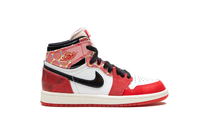AIR JORDAN 1 HIGH X SPIDER-MAN ACROSS THE SPIDER-VERSE RED BLACK PS