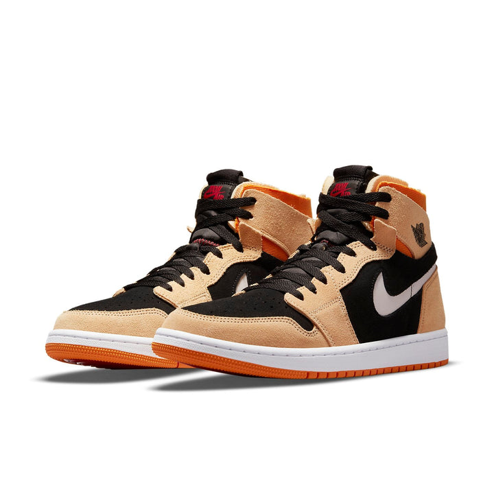 AIR JORDAN 1 HIGH ZOOM AIR CMFT ORANGE BLACK