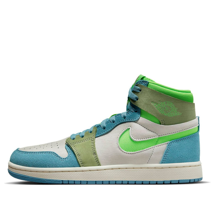 AIR JORDAN 1 HIGH ZOOM CMFT 2 BLUE ELECTRIC GREEN