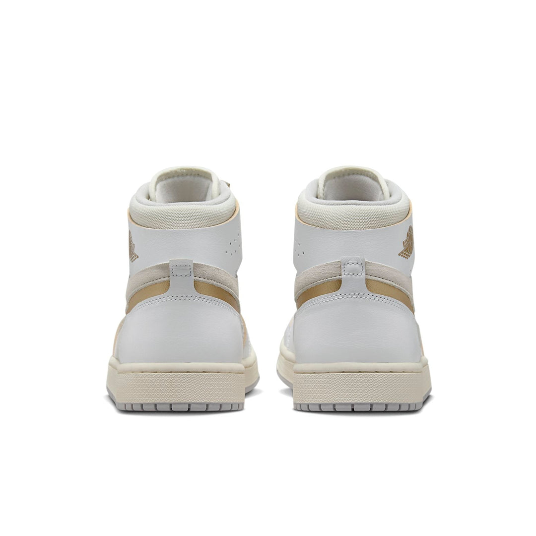 AIR JORDAN 1 HIGH ZOOM CMFT 2 WHITE GREY GOLD