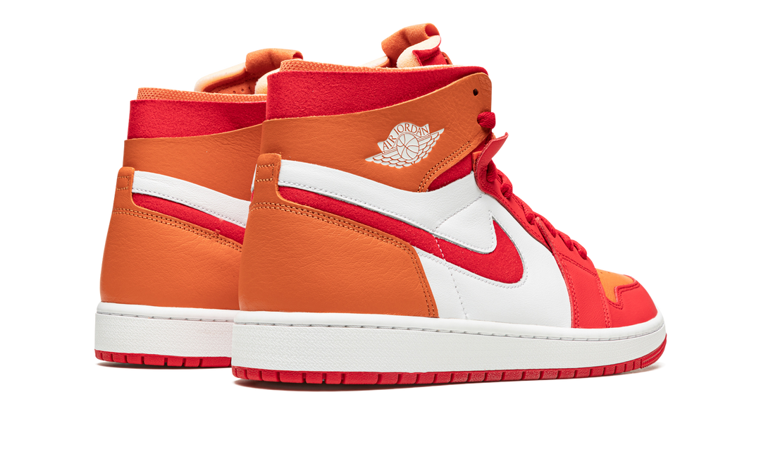 AIR JORDAN 1 HIGH ZOOM CMFT FIRE RED CURRY WOMENS
