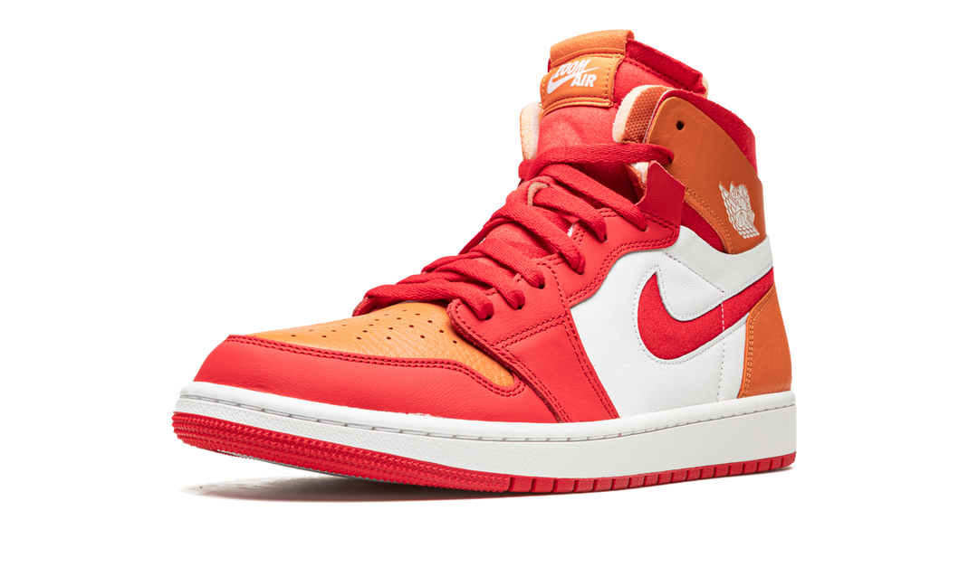AIR JORDAN 1 HIGH ZOOM CMFT FIRE RED CURRY WOMENS