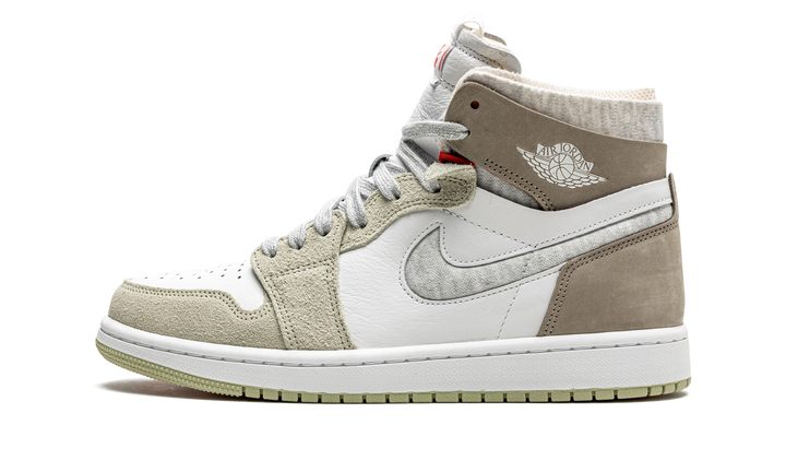 AIR JORDAN 1 HIGH ZOOM WHITE KHAKI WOMENS