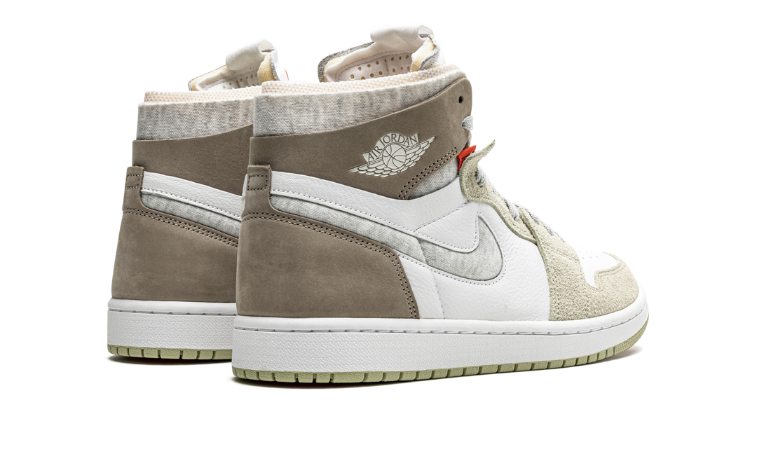 AIR JORDAN 1 HIGH ZOOM WHITE KHAKI WOMENS