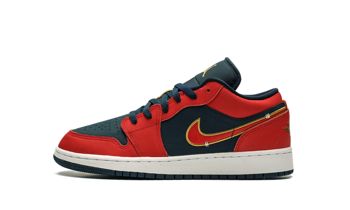 AIR JORDAN 1 LOW ARMORY NAVY SPORT RED GS