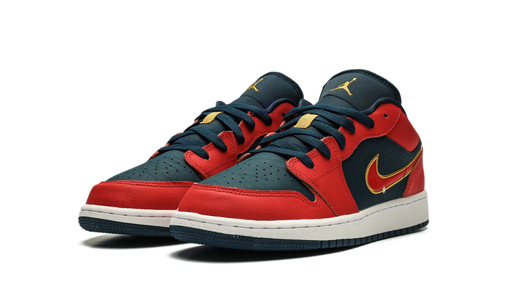 AIR JORDAN 1 LOW ARMORY NAVY SPORT RED GS