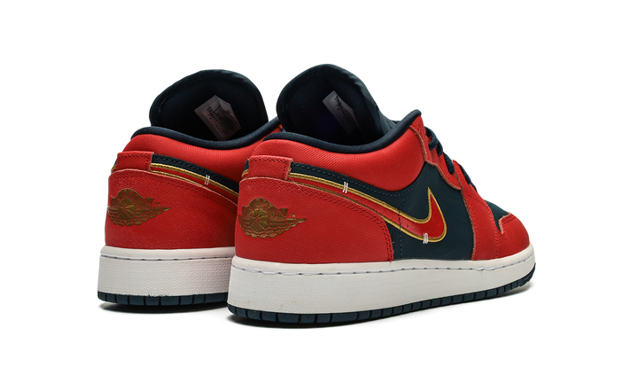 AIR JORDAN 1 LOW ARMORY NAVY SPORT RED GS