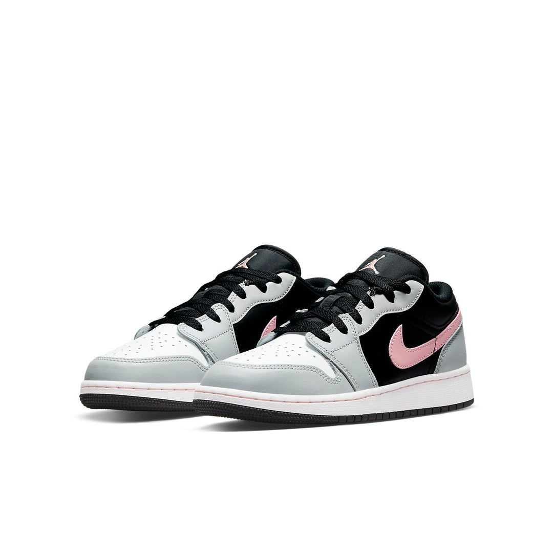 AIR JORDAN 1 LOW BLACK GREY PINK GS