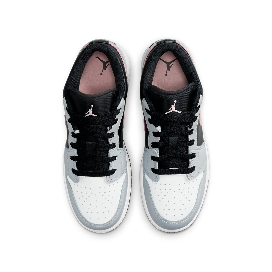 AIR JORDAN 1 LOW BLACK GREY PINK GS