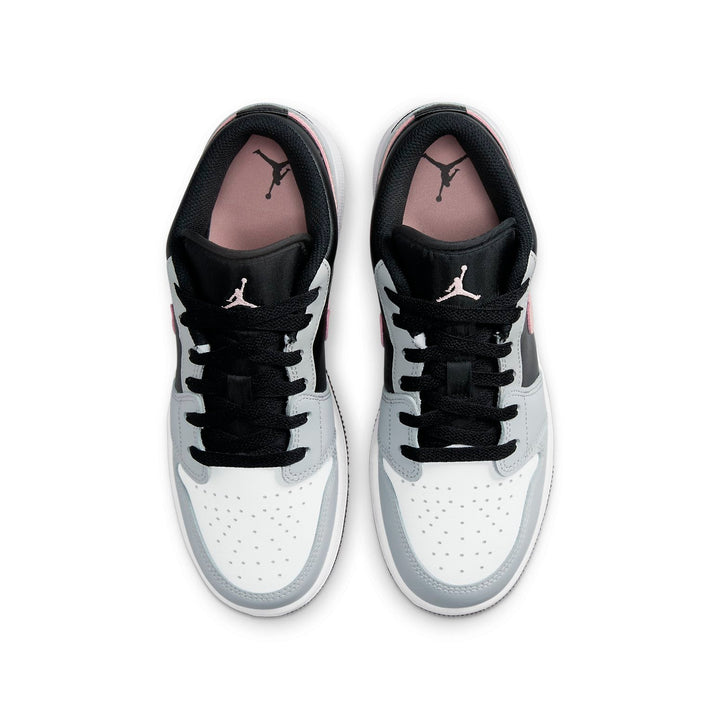 AIR JORDAN 1 LOW BLACK GREY PINK GS