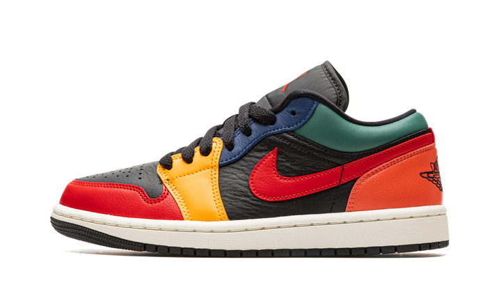 AIR JORDAN 1 LOW BLACK MULTI WOMENS