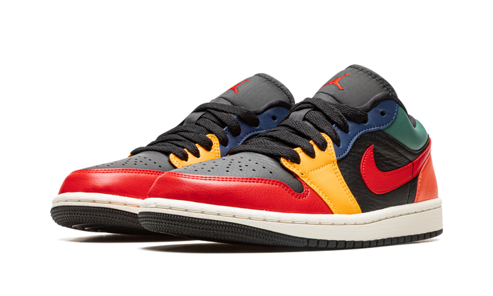 AIR JORDAN 1 LOW BLACK MULTI WOMENS