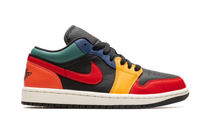 AIR JORDAN 1 LOW BLACK MULTI WOMENS