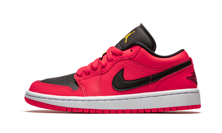 AIR JORDAN 1 LOW BLACK RED YELLOW WOMENS