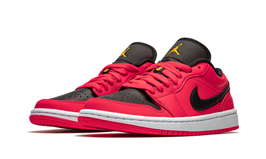 AIR JORDAN 1 LOW BLACK RED YELLOW WOMENS