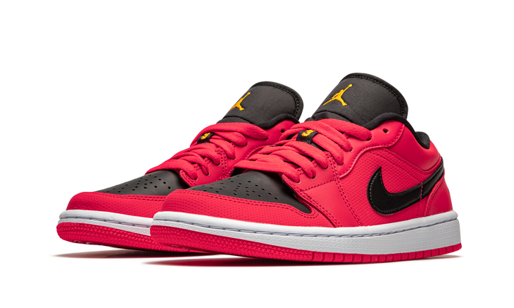 AIR JORDAN 1 LOW BLACK RED YELLOW WOMENS