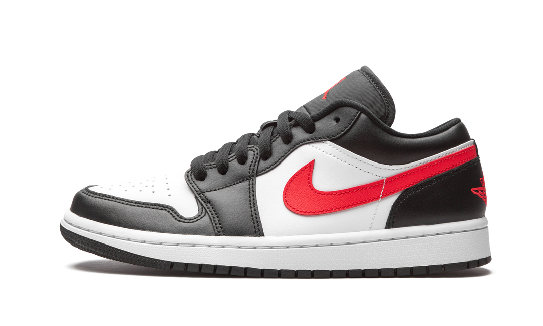 AIR JORDAN 1 LOW BLACK SIREN RED WOMENS