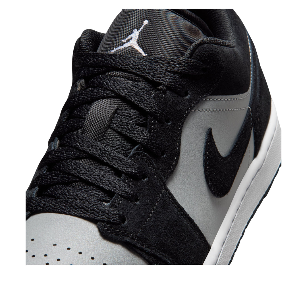 AIR JORDAN 1 LOW BLACK SMOKE GREY — Stock