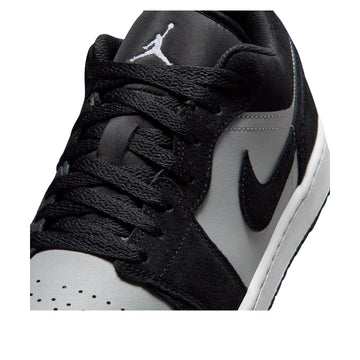 AIR JORDAN 1 LOW BLACK SMOKE GREY — Stock