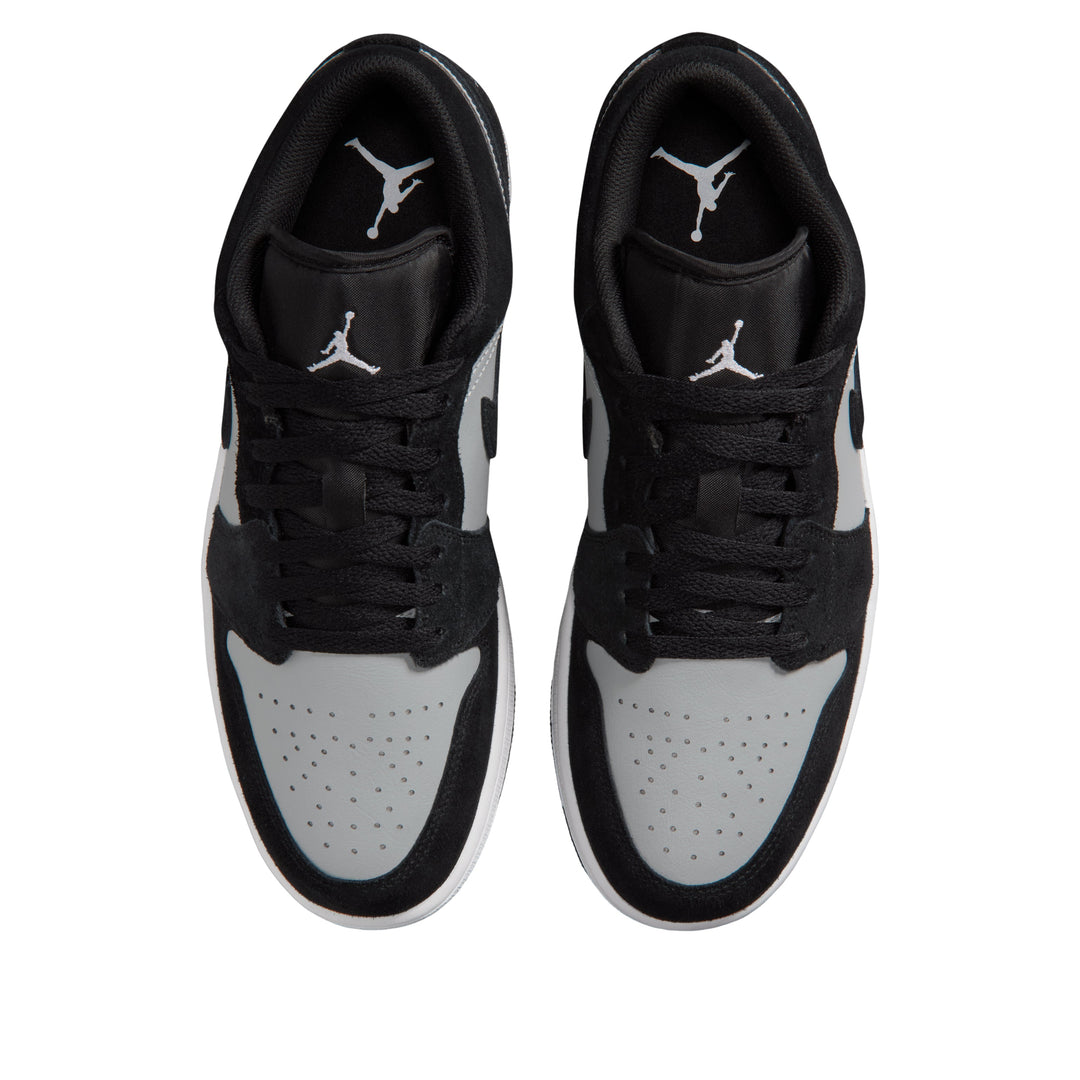 AIR JORDAN 1 LOW BLACK SMOKE GREY — Stock