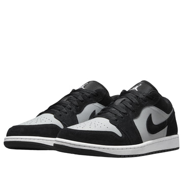 AIR JORDAN 1 LOW BLACK SMOKE GREY — Stock