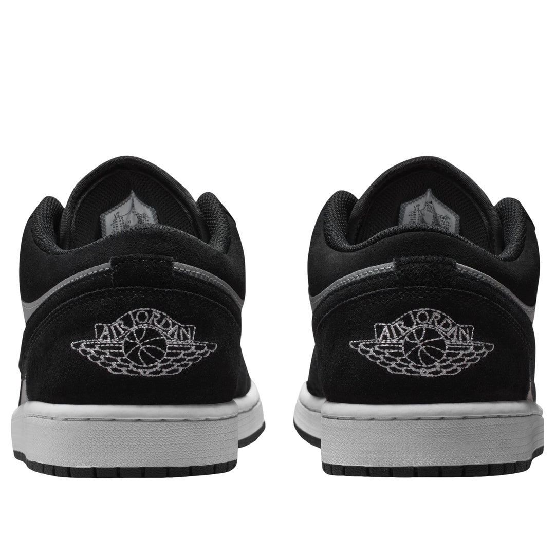 AIR JORDAN 1 LOW BLACK SMOKE GREY — Stock