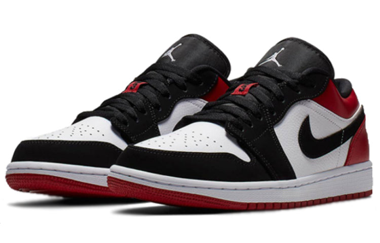 AIR JORDAN 1 LOW BLACK TOE