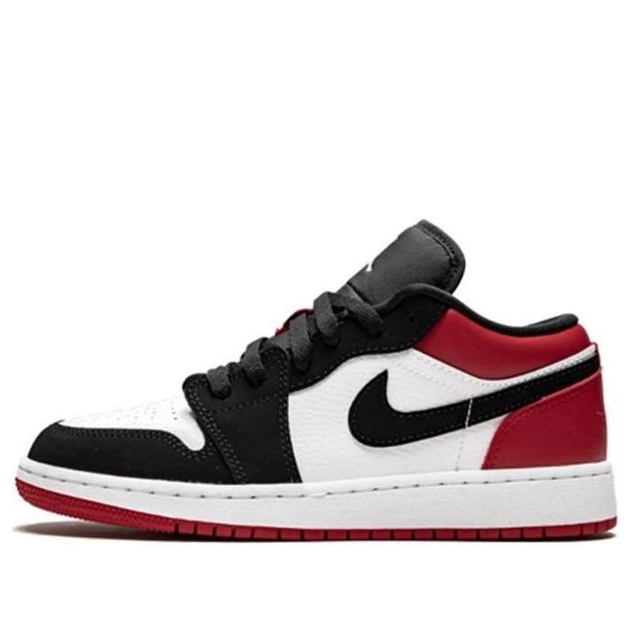 AIR JORDAN 1 LOW BLACK TOE GS