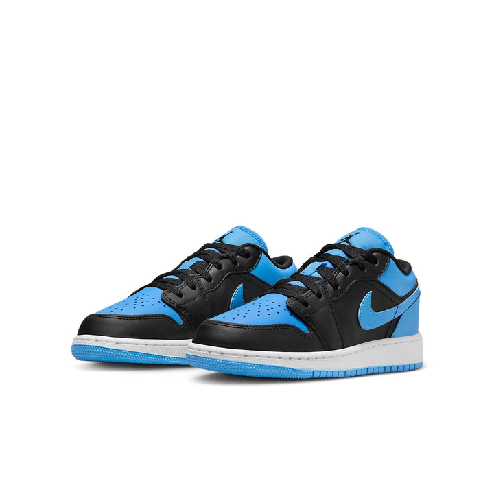 AIR JORDAN 1 LOW BLACK UNIVERSITY BLUE GS