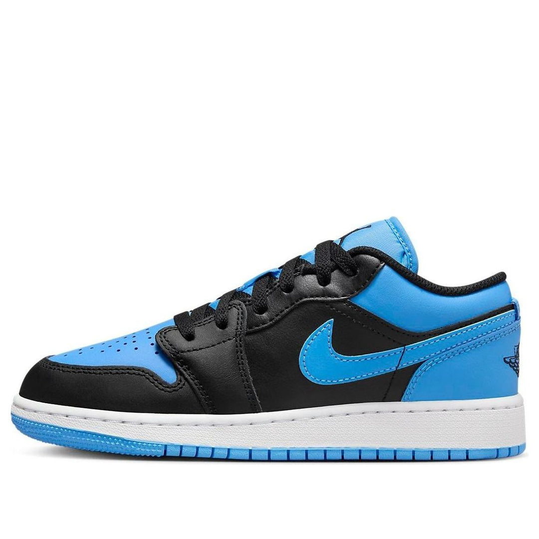 AIR JORDAN 1 LOW BLACK UNIVERSITY BLUE GS