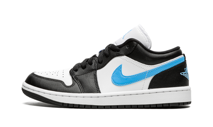 AIR JORDAN 1 LOW BLACK UNIVERSITY BLUE WOMENS