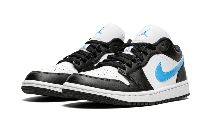 AIR JORDAN 1 LOW BLACK UNIVERSITY BLUE WOMENS
