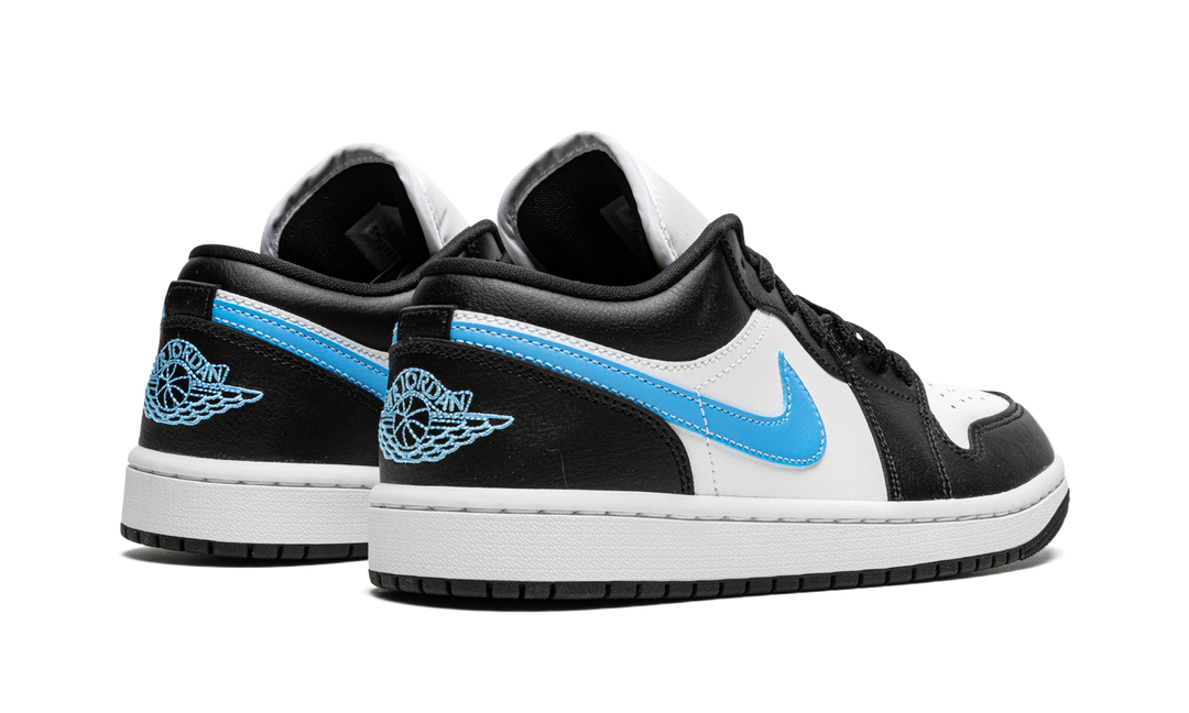 AIR JORDAN 1 LOW BLACK UNIVERSITY BLUE WOMENS