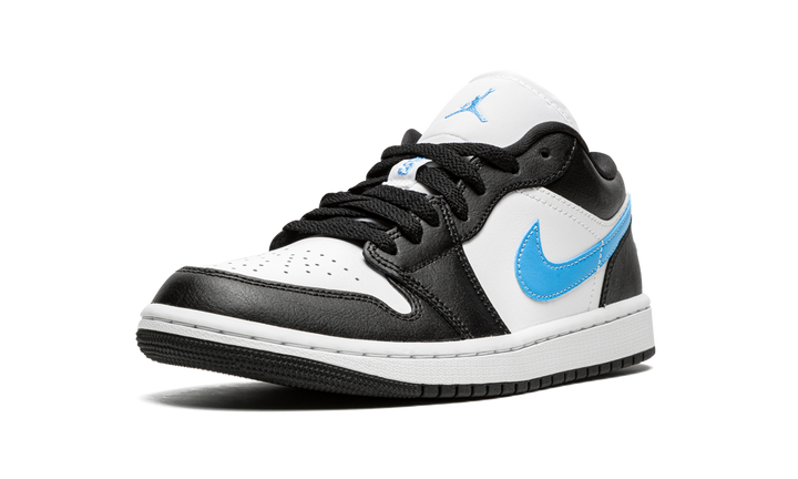 AIR JORDAN 1 LOW BLACK UNIVERSITY BLUE WOMENS