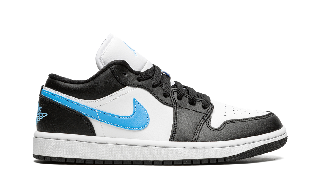 AIR JORDAN 1 LOW BLACK UNIVERSITY BLUE WOMENS