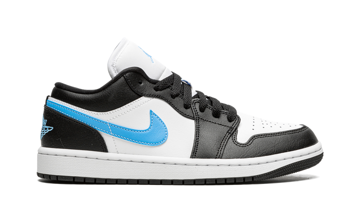 AIR JORDAN 1 LOW BLACK UNIVERSITY BLUE WOMENS