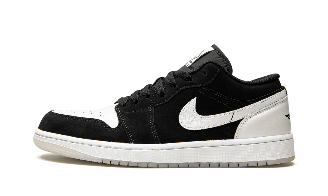 AIR JORDAN 1 LOW BLACK WHITE DIAMOND