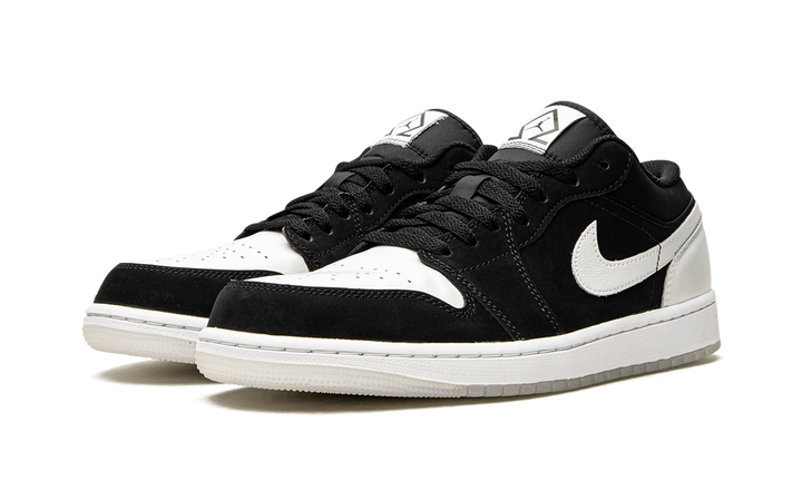 AIR JORDAN 1 LOW BLACK WHITE DIAMOND