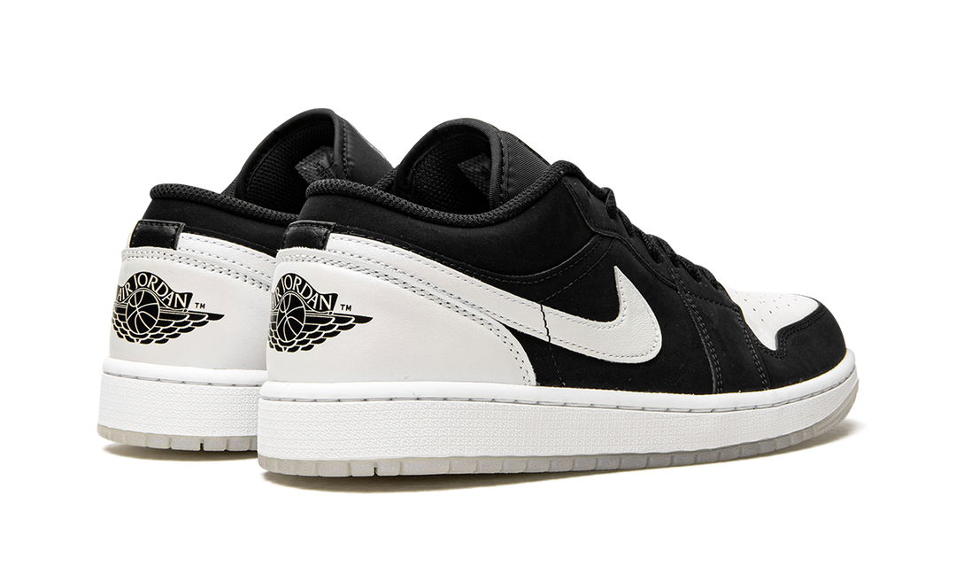 AIR JORDAN 1 LOW BLACK WHITE DIAMOND