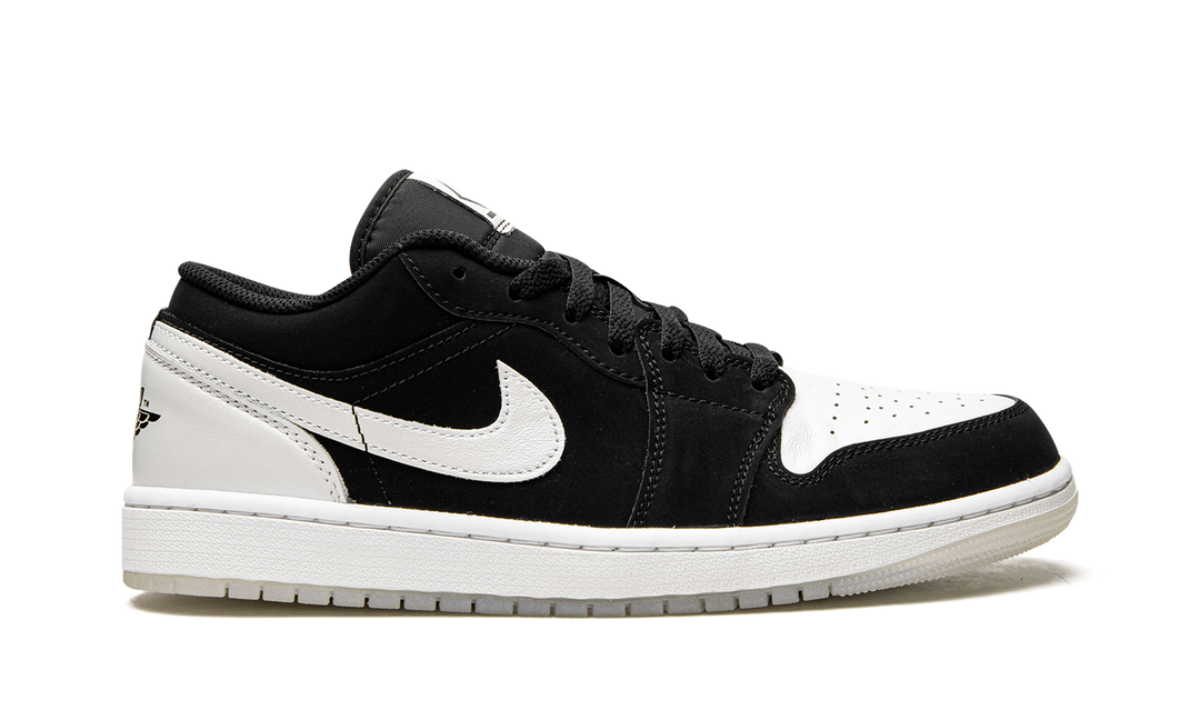 AIR JORDAN 1 LOW BLACK WHITE DIAMOND