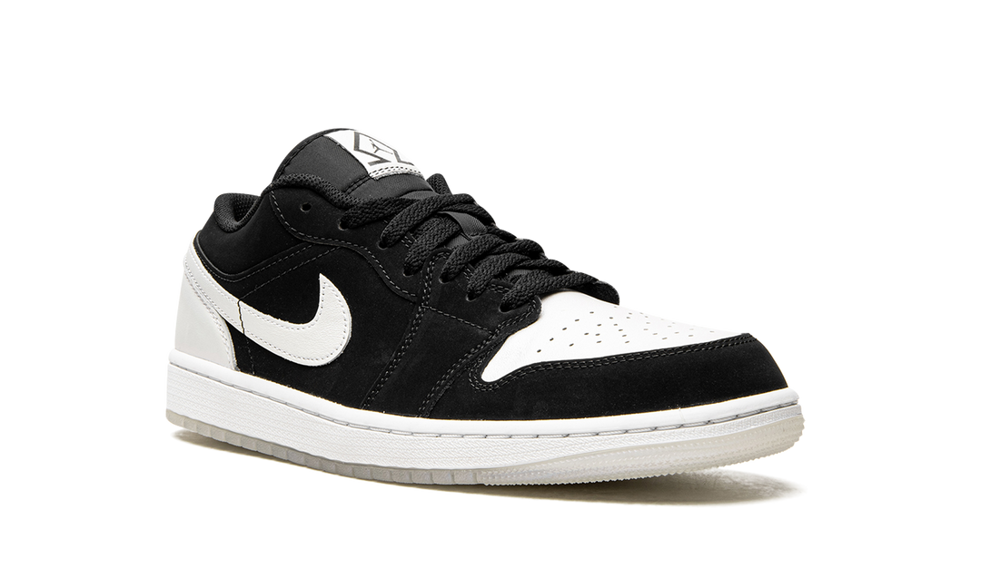 AIR JORDAN 1 LOW BLACK WHITE DIAMOND