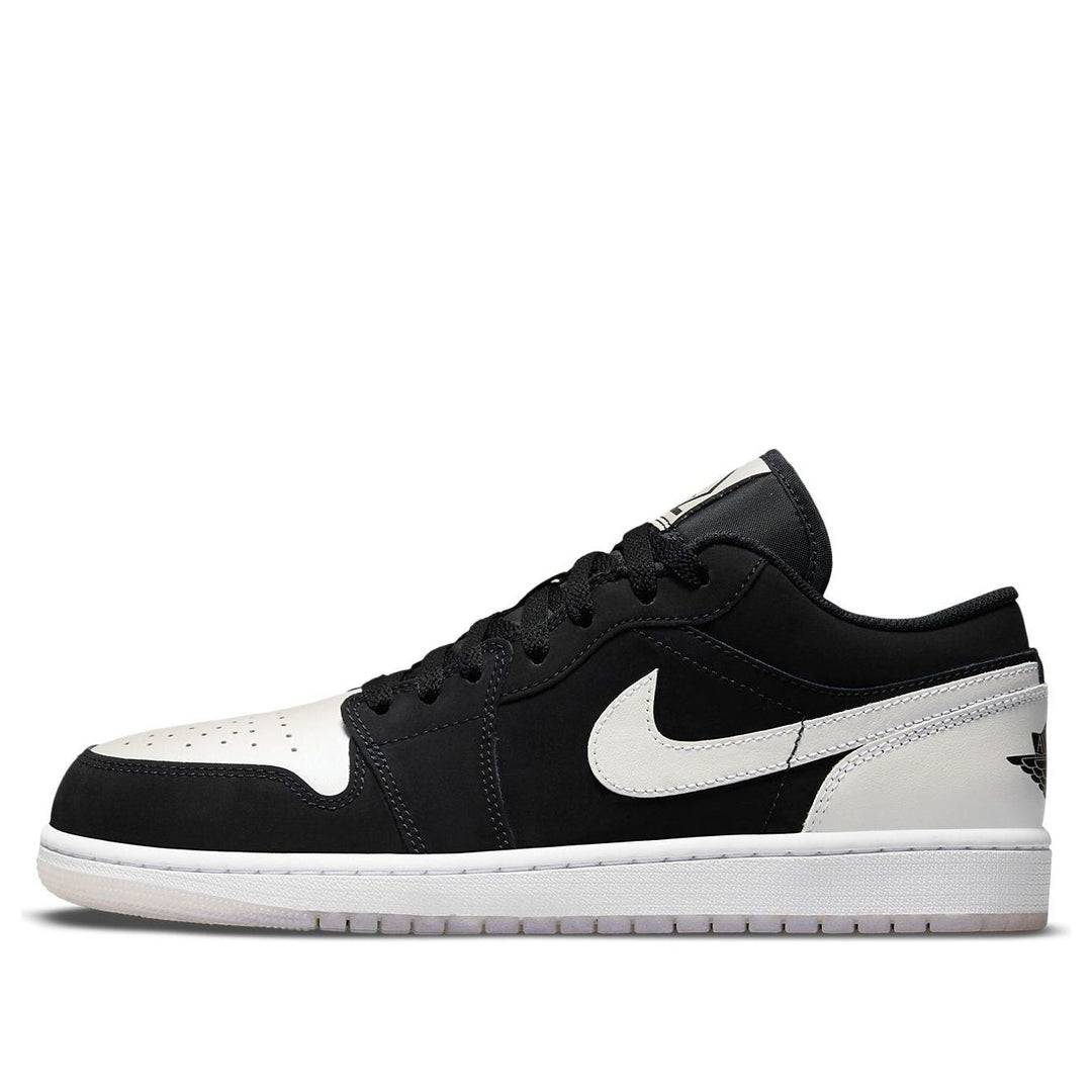 AIR JORDAN 1 LOW BLACK WHITE DIAMOND