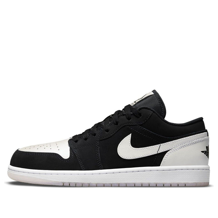 AIR JORDAN 1 LOW BLACK WHITE DIAMOND