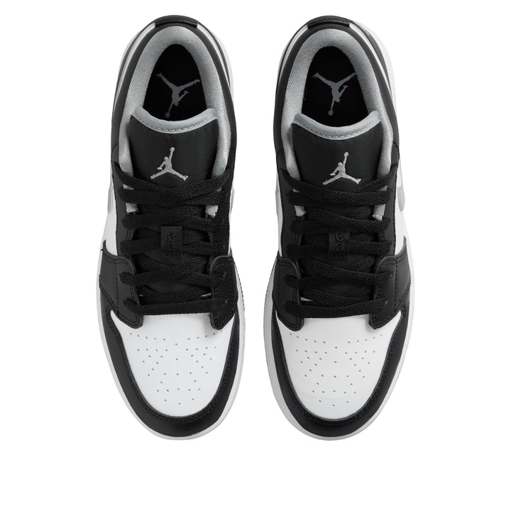 AIR JORDAN 1 LOW BLACK WHITE GREY GS