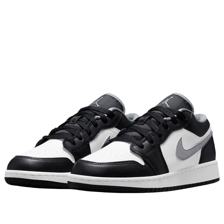 AIR JORDAN 1 LOW BLACK WHITE GREY GS