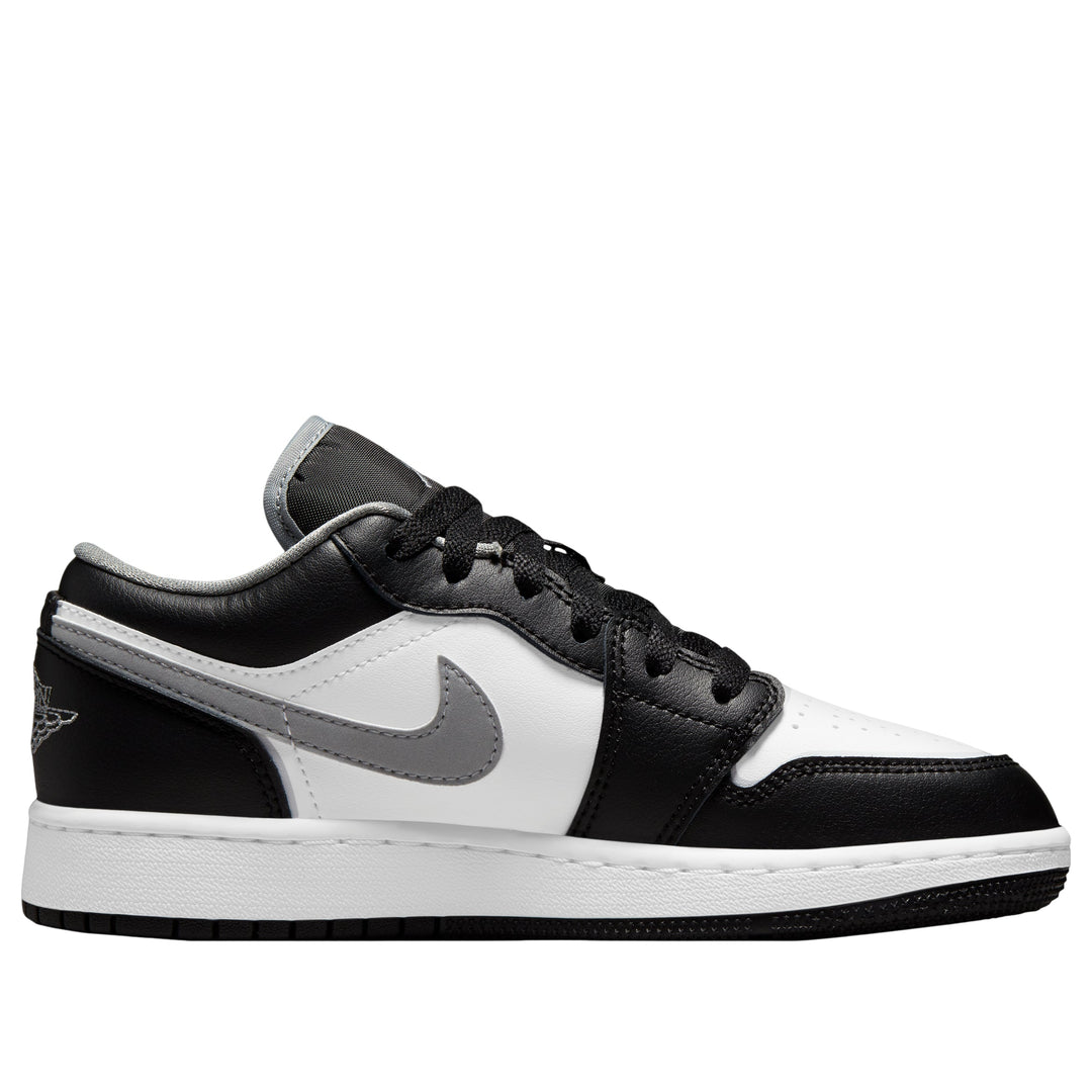 AIR JORDAN 1 LOW BLACK WHITE GREY GS